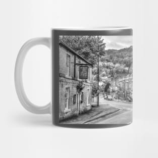 Matlock Bath, Derbyshire, England, Black And White Mug